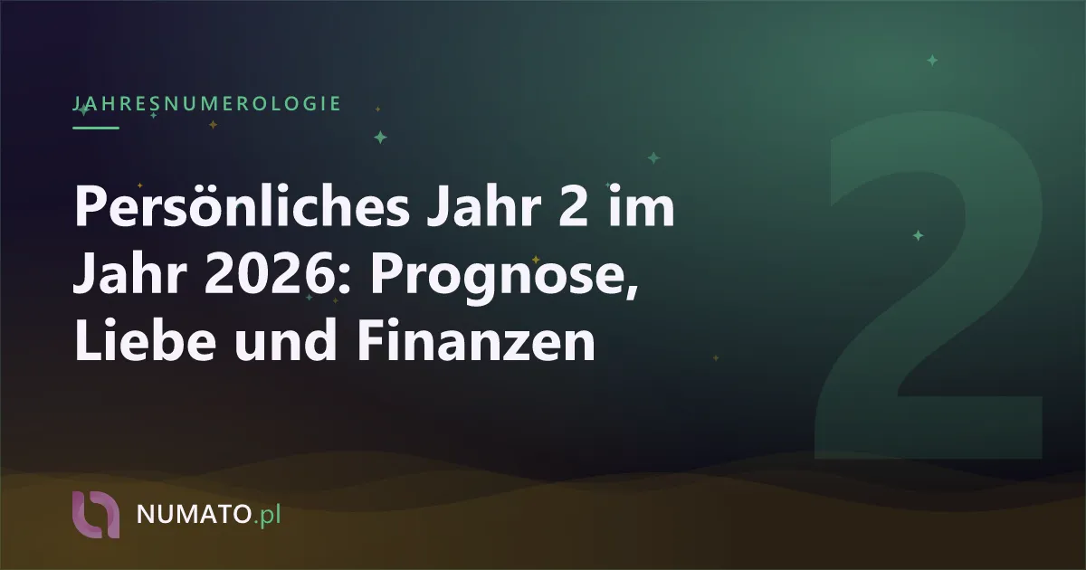 Persönliches Jahr 2 im Jahr 2026: Prognose, Liebe und Finanzen