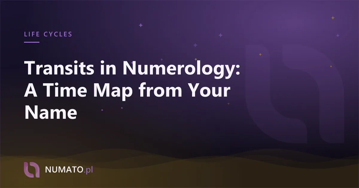 Transits in Numerology: A Time Map from Your Name