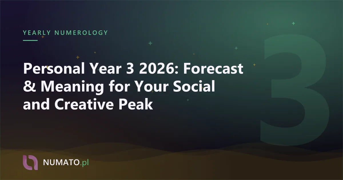 Personal Year 3 2026: Forecast & Meaning for Your Social and Creative Peak