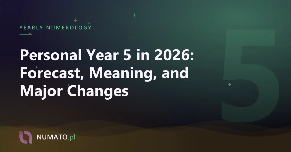 Personal Year 5 in 2026: Forecast, Meaning, and Major Changes