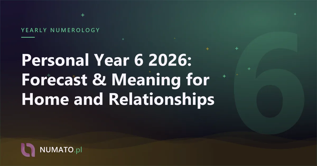 Personal Year 6 2026: Forecast & Meaning for Home and Relationships