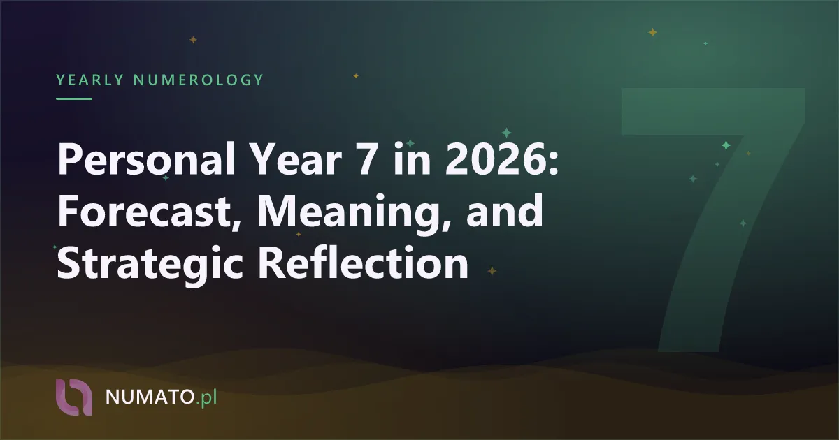 Personal Year 7 in 2026: Forecast, Meaning, and Strategic Reflection