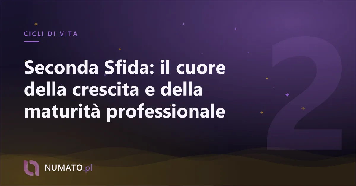 Seconda Sfida: il cuore della crescita e della maturità professionale