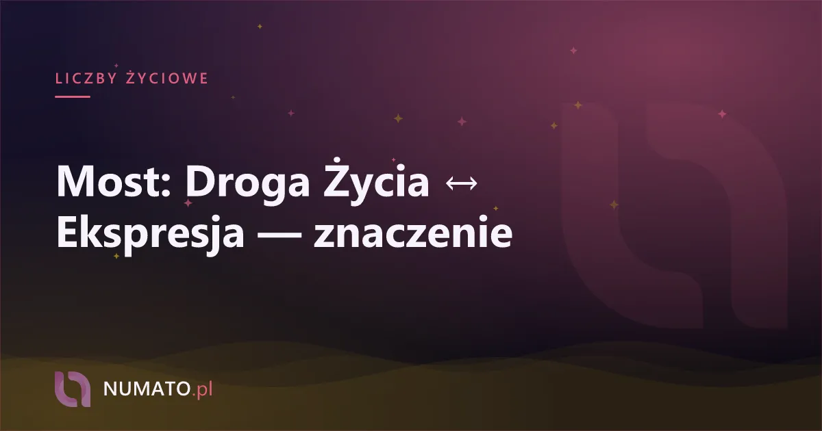 Most: Droga Życia ↔ Ekspresja — znaczenie
