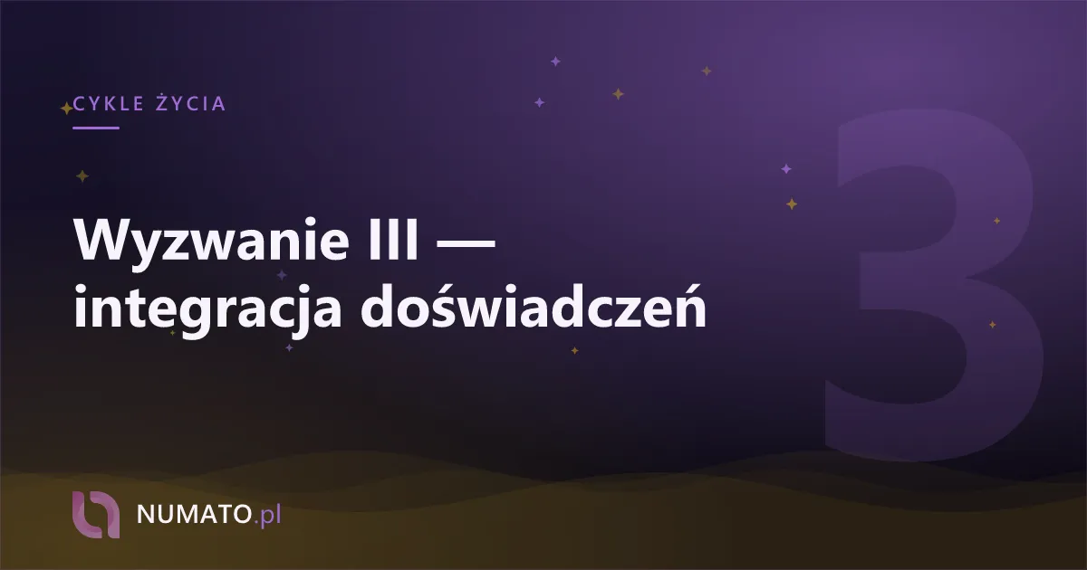 Wyzwanie III — integracja doświadczeń