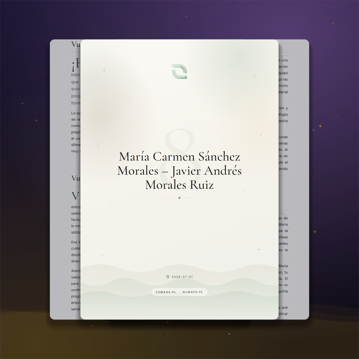 Análisis de pareja — informe PDF para dos