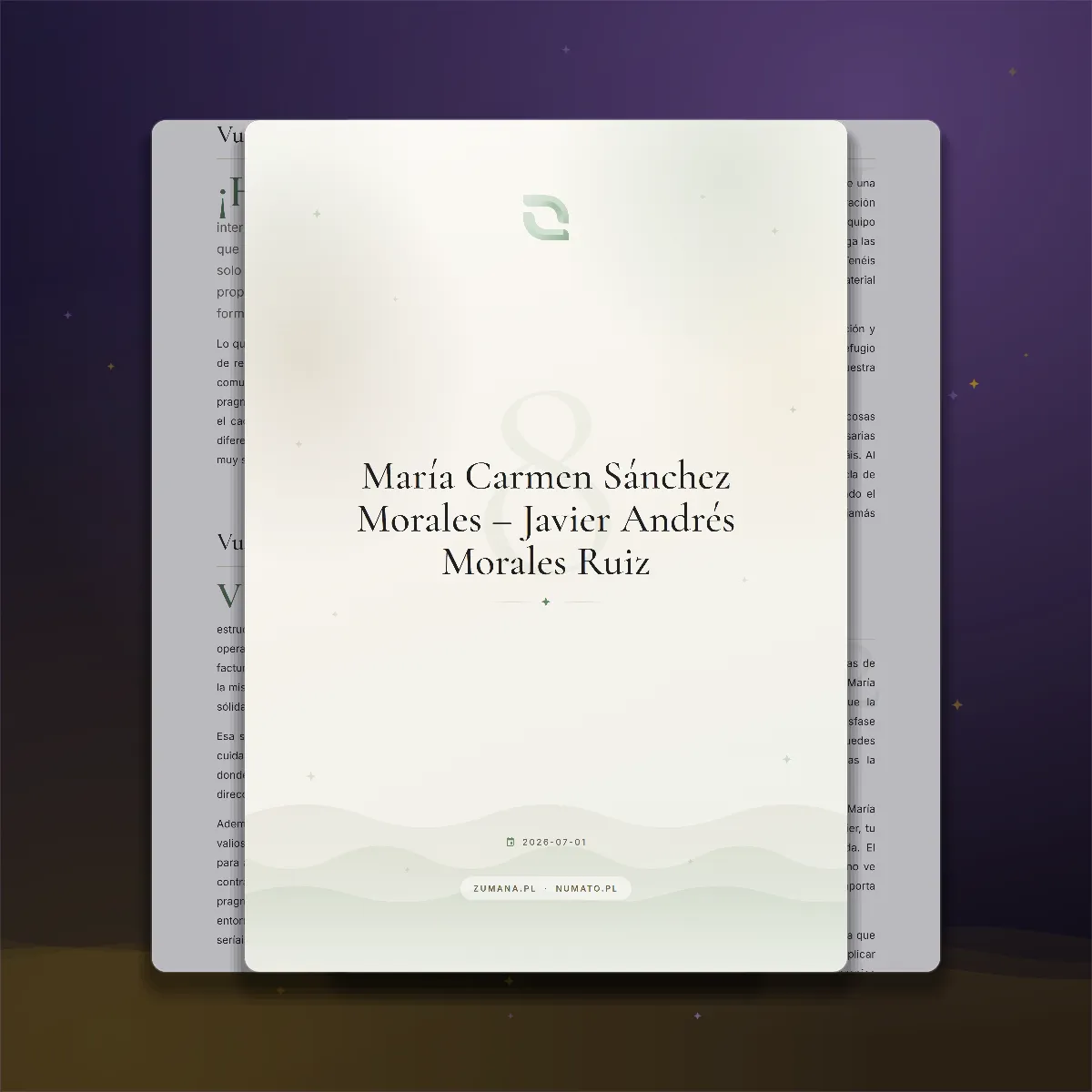 Análisis de pareja — informe PDF para dos
