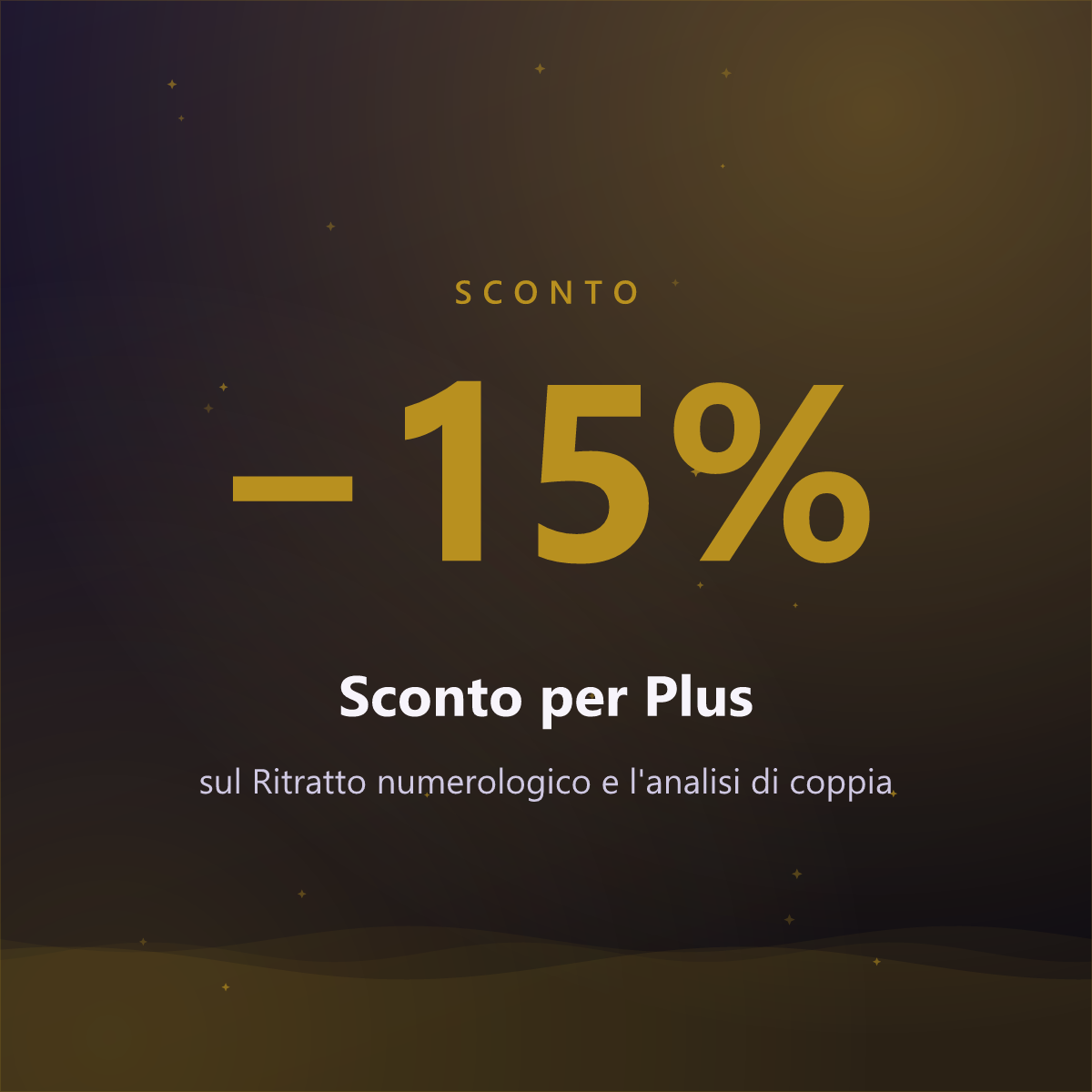 Numato Plus — 15% di sconto sul Ritratto e l'analisi di coppia